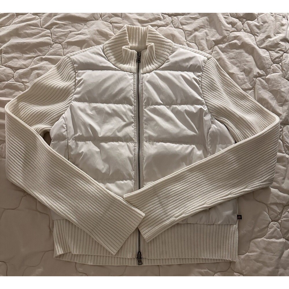 Vintage Lauren Ralph Lauren Puffer Ribbed Knit Jacket